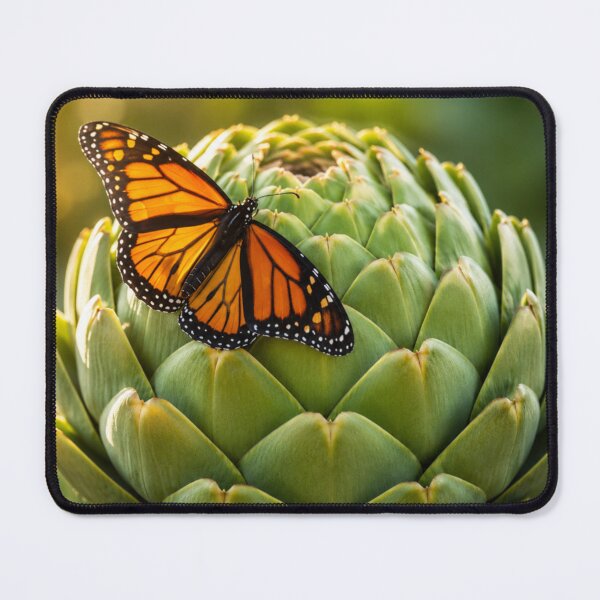 Item preview, Golden Monarch on Artichoke Bloom designed and sold by Kimberly Palmer.