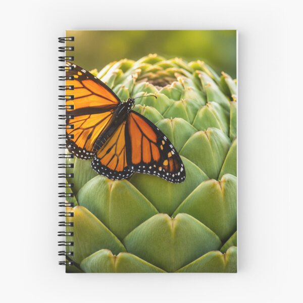 Item preview, Golden Monarch on Artichoke Bloom designed and sold by Kimberly Palmer.