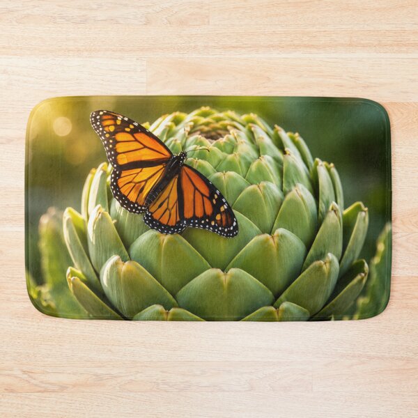 Item preview, Golden Monarch on Artichoke Bloom designed and sold by Kimberly Palmer.