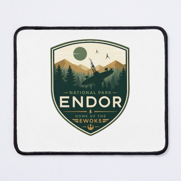 Item preview, Endor National Park: Home of the Ewoks designed and sold by FrontierCosmic.