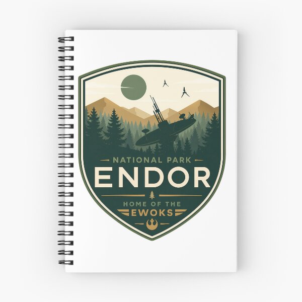 Item preview, Endor National Park: Home of the Ewoks  designed and sold by FrontierCosmic.