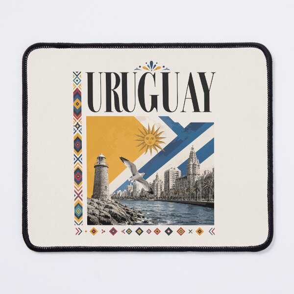 Artikelvorschau, Uruguay, Montevideo: Leuchtturm und Rambla entworfen und verkauft von EdwinkOne.