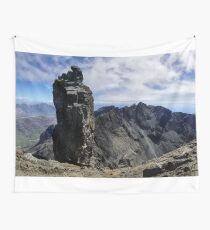 Climbers on Sgurr Dearg (the Inaccessible Pinnacle) Wall Tapestry