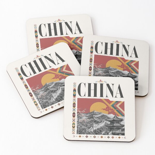 Item preview, Retro China Chinese Temple Oriental Landscape designed and sold by EdwinkOne.