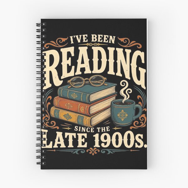 Item preview, I've Been Reading Since the Late 1900s Book Lovers Vintage designed and sold by clothesy7.