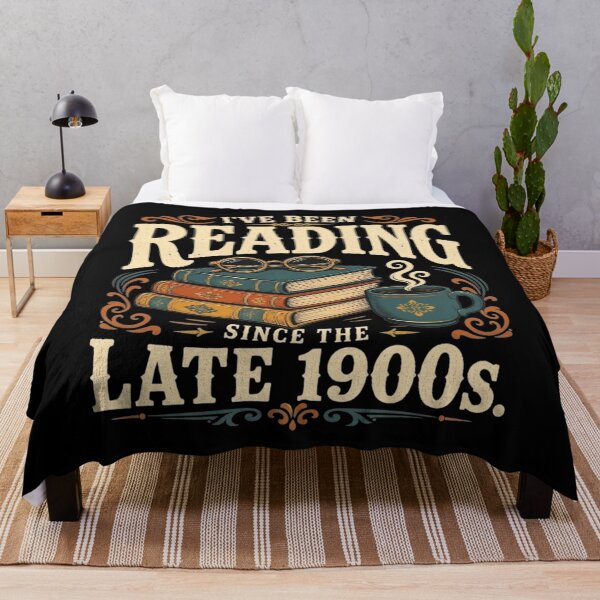 Item preview, I've Been Reading Since the Late 1900s Book Lovers Vintage designed and sold by clothesy7.