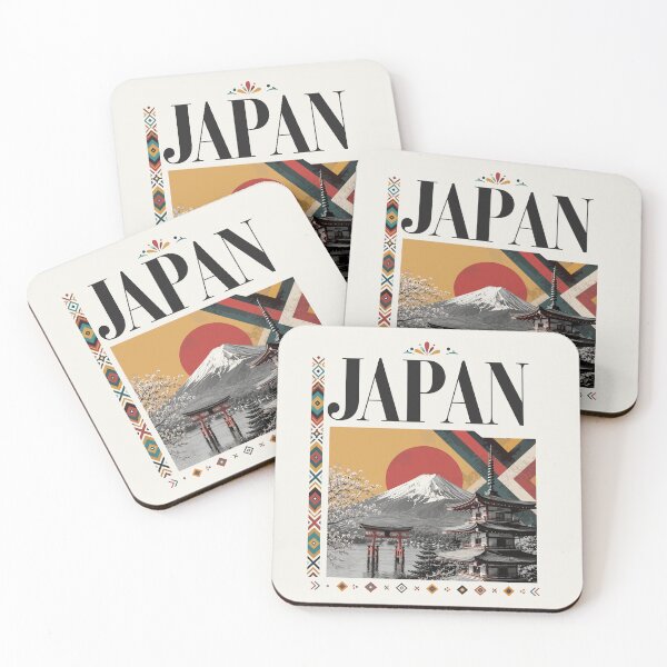 Item preview, Retro Japan Mount Fuji Japanese Temple designed and sold by EdwinkOne.