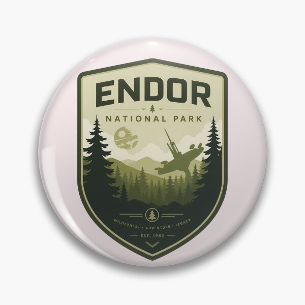 Item preview, Endor National Park: Home of the Ewoks  designed and sold by FrontierCosmic.