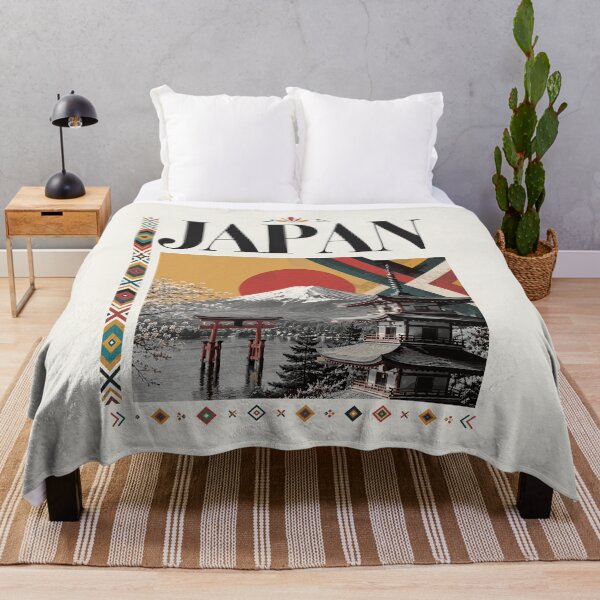 Item preview, Retro Japan Mount Fuji Japanese Temple designed and sold by AtuqStudio.