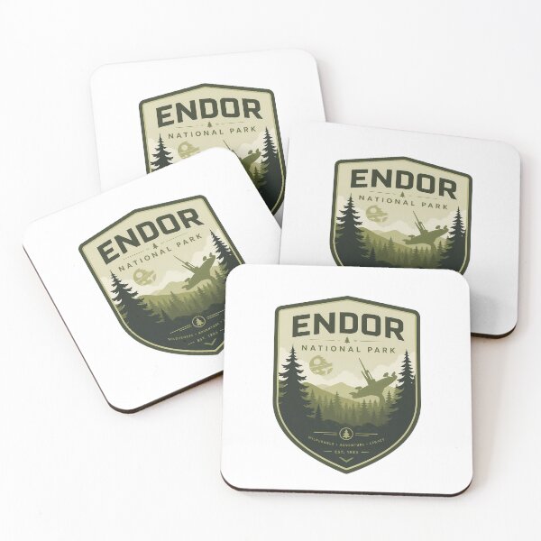 Item preview, Endor National Park: Home of the Ewoks  designed and sold by FrontierCosmic.