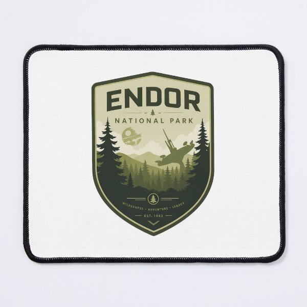 Item preview, Endor National Park: Home of the Ewoks designed and sold by FrontierCosmic.