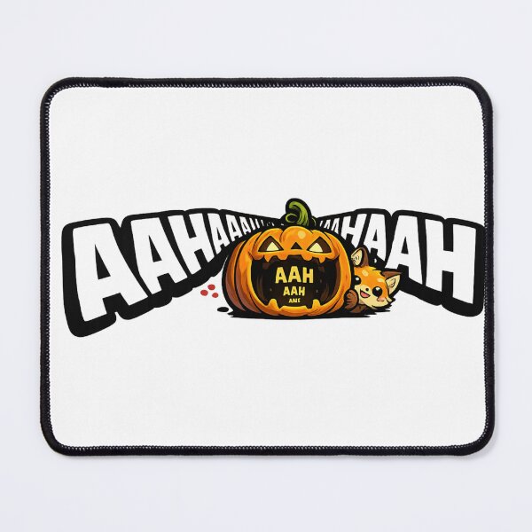 Item preview, Funny Screaming Fox Sticker | AAAAAAAAH Halloween Meme | Cute Fox Reaction Sticker designed and sold by Moonveil_Studio.