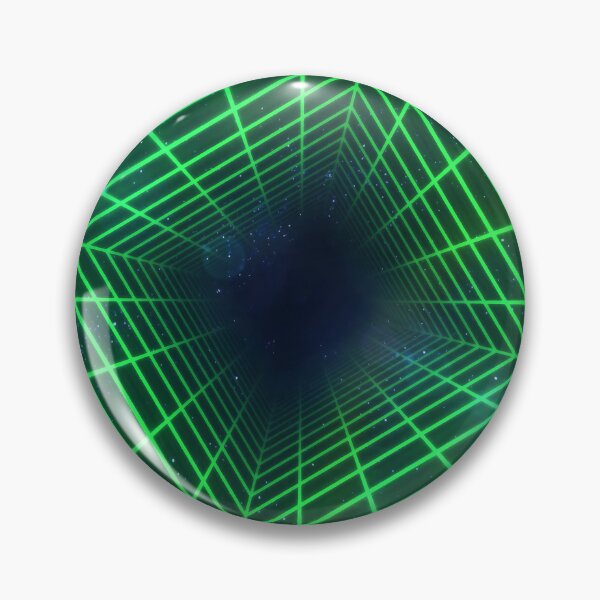 Item preview, Green Square Wireframe Tunnel designed and sold by Electric Shock!! Design.