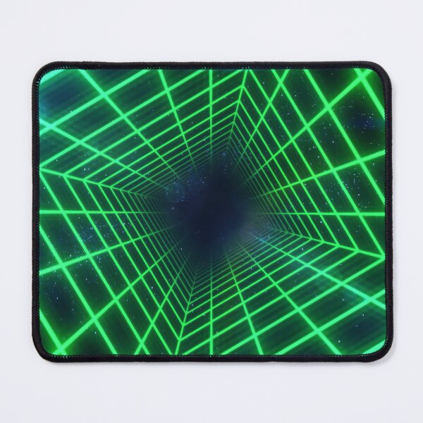 Item preview, Green Square Wireframe Tunnel designed and sold by Electric Shock!! Design.