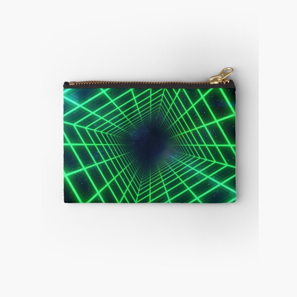 Item preview, Green Square Wireframe Tunnel designed and sold by Electric Shock!! Design.