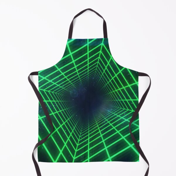 Item preview, Green Square Wireframe Tunnel designed and sold by Electric Shock!! Design.