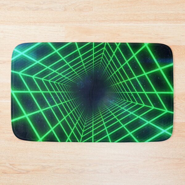 Item preview, Green Square Wireframe Tunnel designed and sold by Electric Shock!! Design.