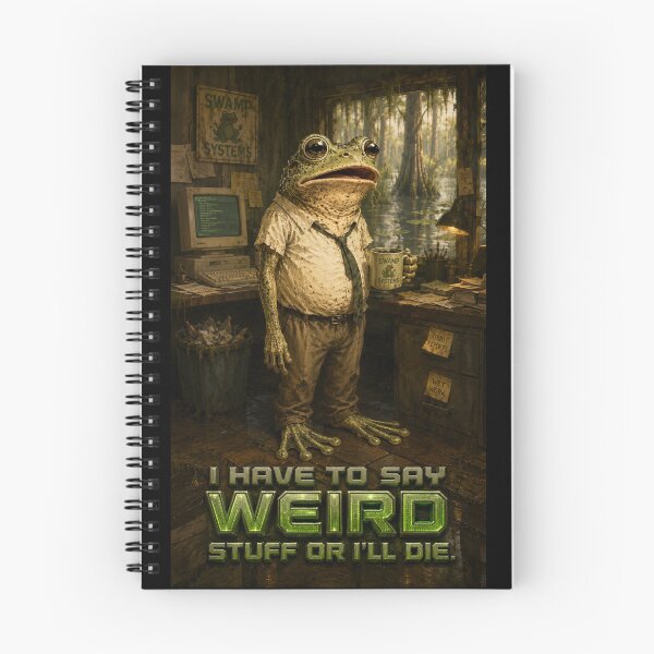 Item preview, I have to say weird stuff or I'll die designed and sold by AbbyThorns.