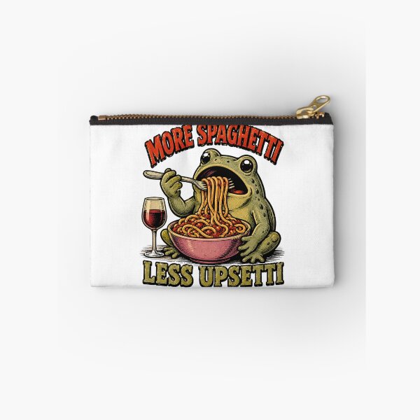 Item preview, More Spaghetti Less Upsetti Funny Frog designed and sold by Nano-Threads.
