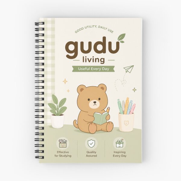 Item preview, Useful Everyday Bear Nerd Notebook | Gudu Living designed and sold by Gudu Living Stationary.