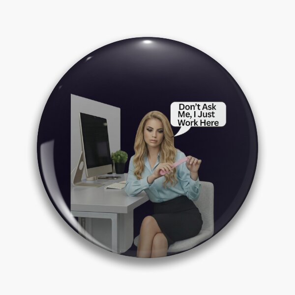 Item preview, Sassy "I Just Work Here" Office Graphic designed and sold by PRINTSCHARMINGM.