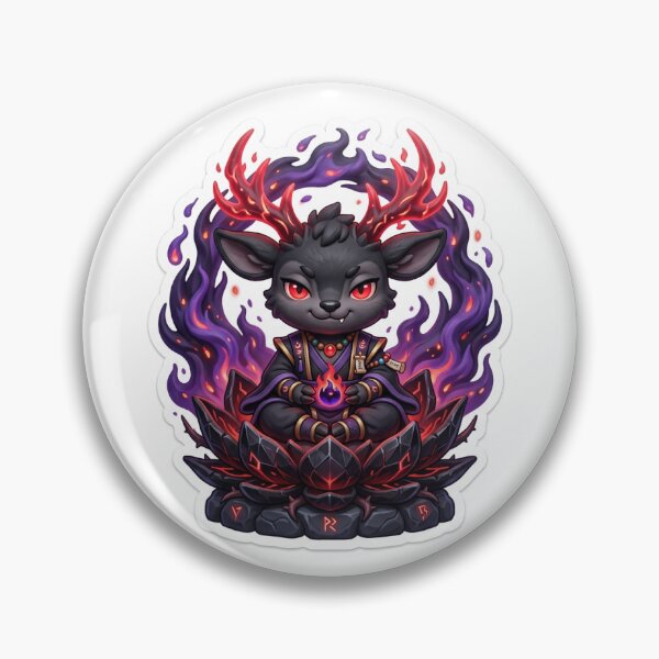 Item preview, Chibi Dark Fawn Demon Cultivator Chibi Sticker designed and sold by uegi.