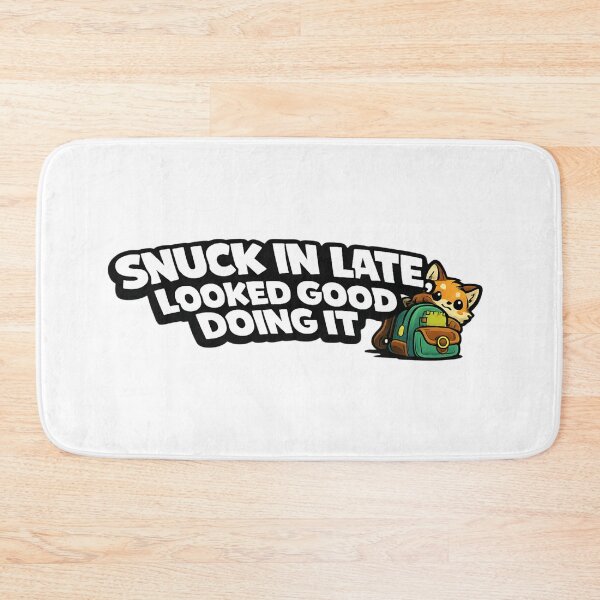 Item preview, Funny Fox Late Again Sticker | Snuck In Late Looked Good Doing It | Student Humor designed and sold by Moonveil_Studio.