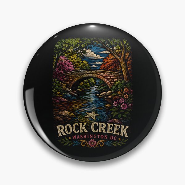 Item preview, Rock Creek Park: Vintage Bridge & Wildflower Trail designed and sold by Fenay Designs.