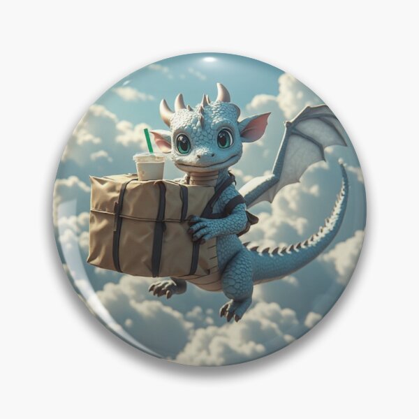 Item preview, Tiny Dragon Delivery designed and sold by VelvetDoods.