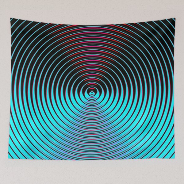 Item preview, Abstract Pattern "A dark blue metallic circle" designed and sold by Gluecknika.