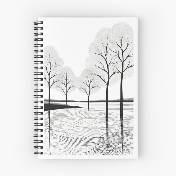 Item preview, Art - Stylized Forest Landscape, M.C. Escher Inspiration designed and sold by Reverso-Design.