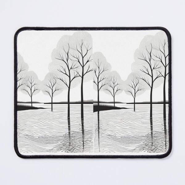 Item preview, Art - Stylized Forest Landscape, M.C. Escher Inspiration designed and sold by Reverso-Design.