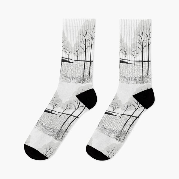 Item preview, Art - Stylized Forest Landscape, M.C. Escher Inspiration designed and sold by Reverso-Design.