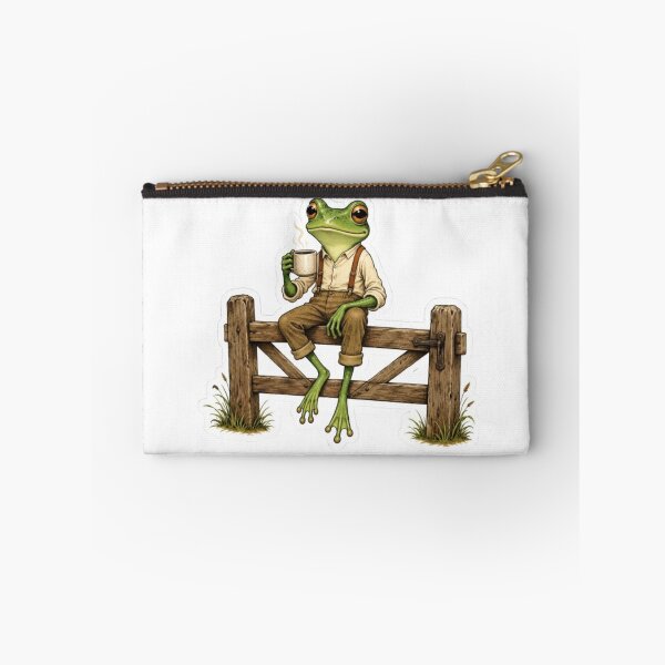 Item preview, Frog Sipping Morning Coffee  designed and sold by Snurly.