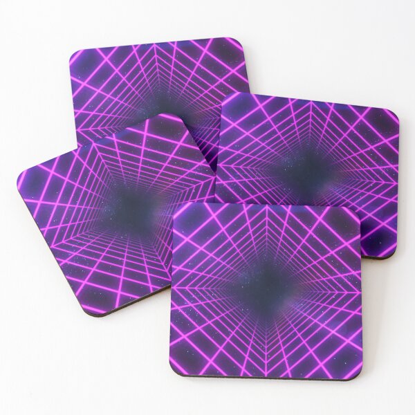 Item preview, Magenta Square Wireframe Tunnel designed and sold by Electric Shock!! Design.