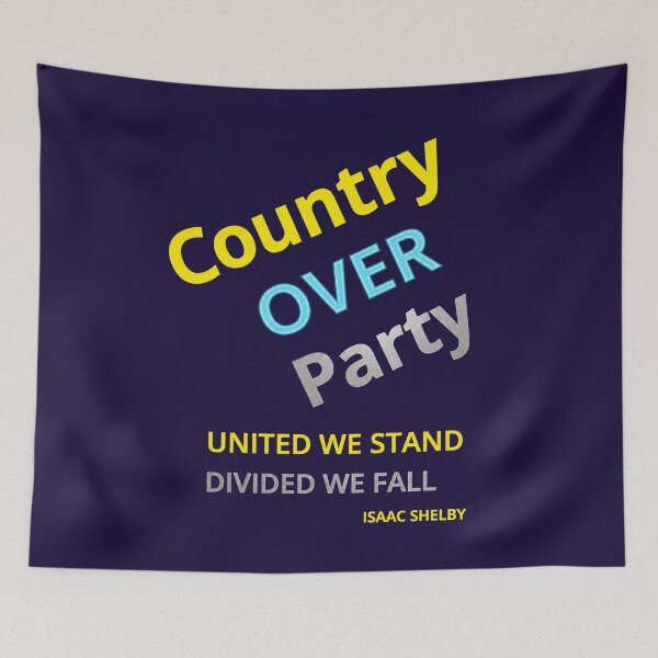 Item preview, Country Over Party - United We Stand designed and sold by PRINTSCHARMINGM.