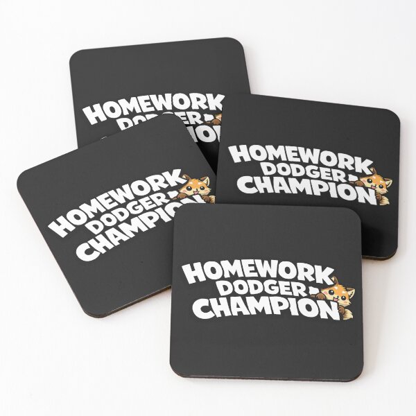 Item preview, Funny Fox Homework Dodger Champion Sticker | Back to School Student Gift designed and sold by Moonveil_Studio.