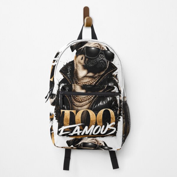 Item preview, Too Famous Pug With Sunglasses designed and sold by Pooch & Print Co..