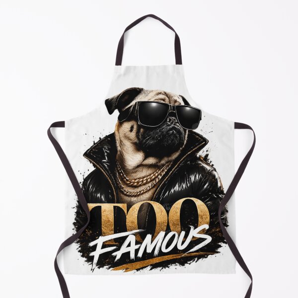 Item preview, Too Famous Pug With Sunglasses designed and sold by Pooch & Print Co..