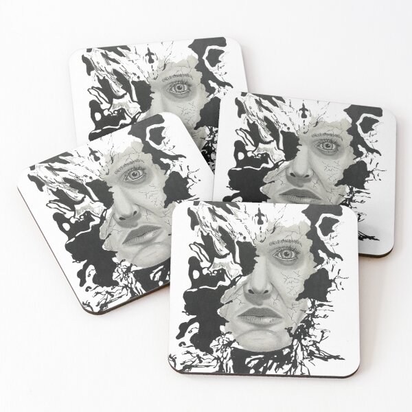 Item preview, Ink Splatter Surreal Face designed and sold by jam-66.