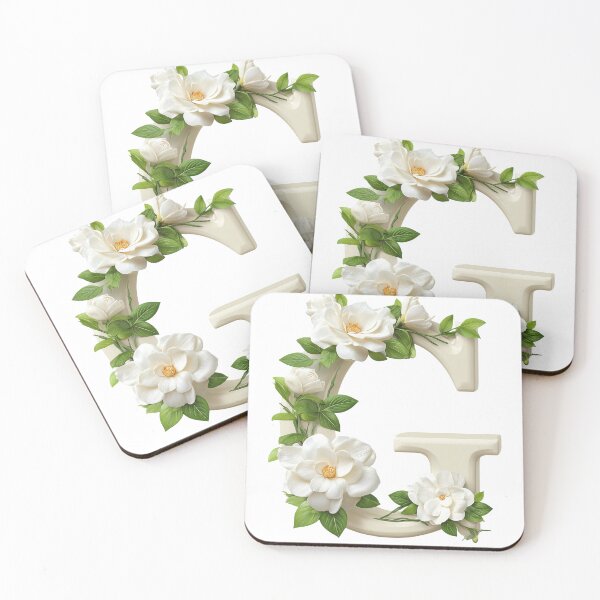 Item preview, Botanical Floral Letter G Monogram designed and sold by Helenaphotoart.