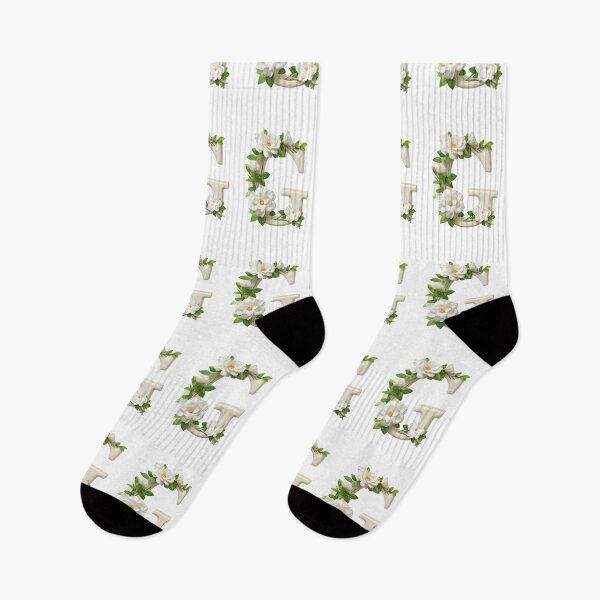 Item preview, Botanical Floral Letter G Monogram designed and sold by Helenaphotoart.
