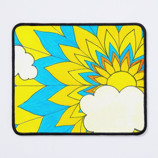 Item preview, Clear and a Little Cloudy Nature Of Mind Color Messy Pencil Drawing designed and sold by BOKEbyTC.