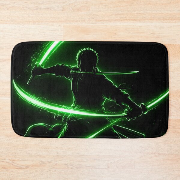 Item preview, Neon Green Triple Blade Samurai Silhouette | Dark Fantasy Anime Style designed and sold by Dyan4.