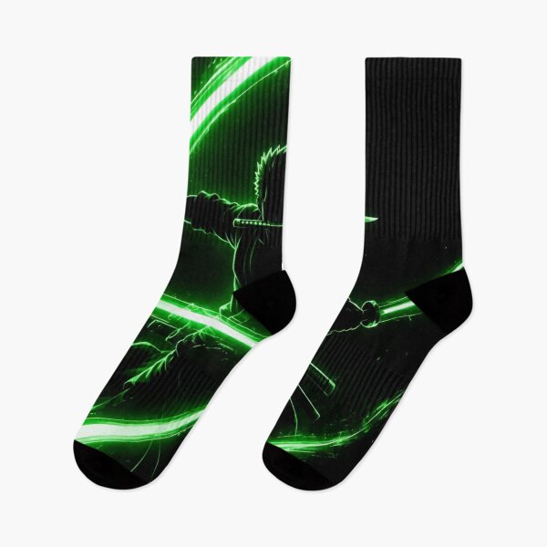 Item preview, Neon Green Triple Blade Samurai Silhouette | Dark Fantasy Anime Style designed and sold by Dyan4.