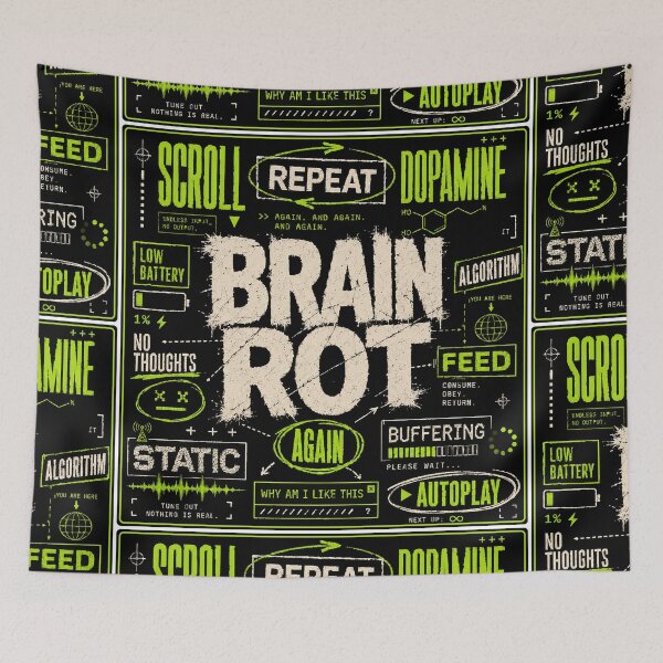 Item preview, Brain Rot Dashboard designed and sold by NSMDesignByN8.