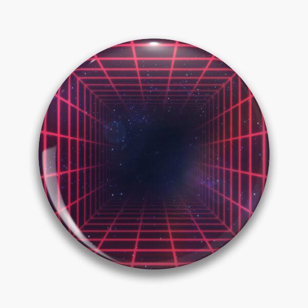 Item preview, Red Square Wireframe Tunnel designed and sold by Electric Shock!! Design.
