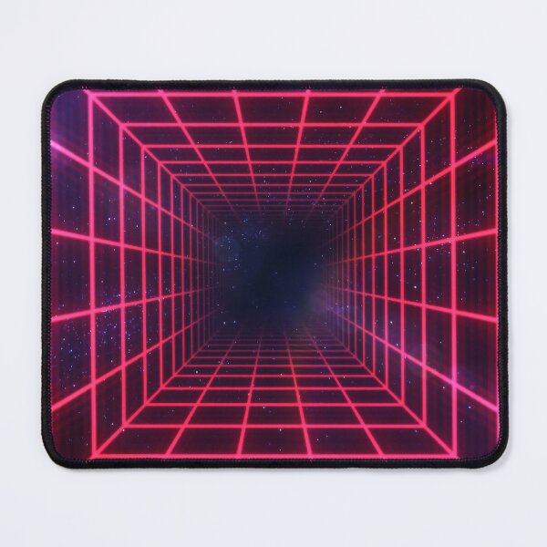 Item preview, Red Square Wireframe Tunnel designed and sold by Electric Shock!! Design.