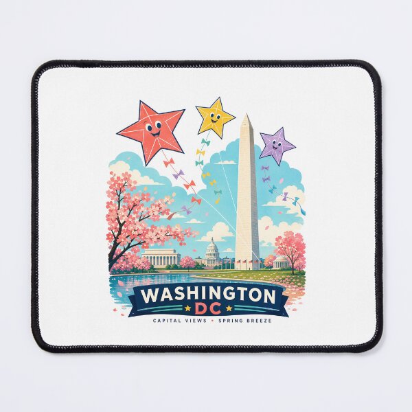 Item preview, Washington DC Spring Breeze – Happy Kite Parade designed and sold by Fenay Designs.