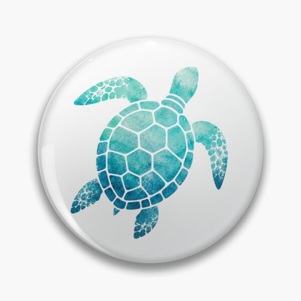 Item preview, Sea Turtle Watercolor Turquoise designed and sold by OTSC.